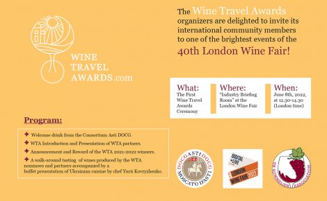 They are all going to be winners: London is to host the first Ceremony of Wine Travel Awards
