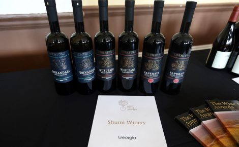 Magnet of the region – the Shumi Winery. The wine tasting at London Wine Fair