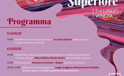 Venezia Superiore – Tasting by Consorzio Tutela Vini Valpolicella