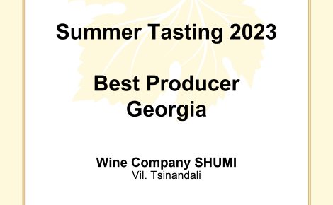 SHUMI Winery’s new medal harvest: the WTA winner gets more gold from Mundus Vini