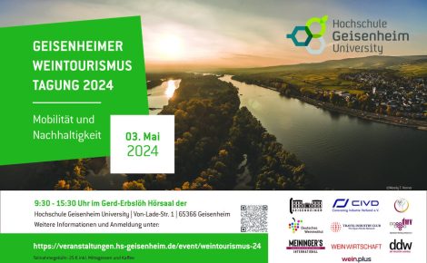 Geisenheimer Weintourismus Tagung 2024: Exploring Mobility and Sustainability in Wine Tourism