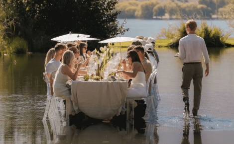 Wine & Nature Magic at Cloudy Bay’s Floating Dinner
